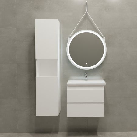 Тумба под накладную раковину Vigo Matteo 56.4x48.8 раковина Kirovit Фостер шкаф-пенал цвет корпуса белый пенал hazbin hotel