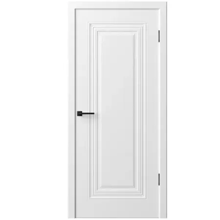 Комплект двери Юлия-1 глухая 90x200 см эмаль цвет белый с добором 150 мм