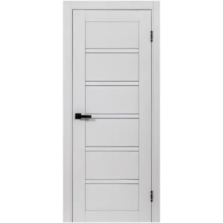 Комплект двери Легда-28 со стеклом 80x200 см полипропилен цвет серое дерево без доборов