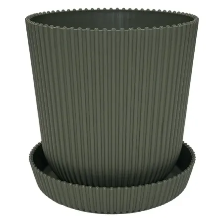 Горшок для цветов Тek.А.Тek 14x14x13.5 см v1.4 л пластик тайга sunmade мисти сосна искусственные растения 6 шт