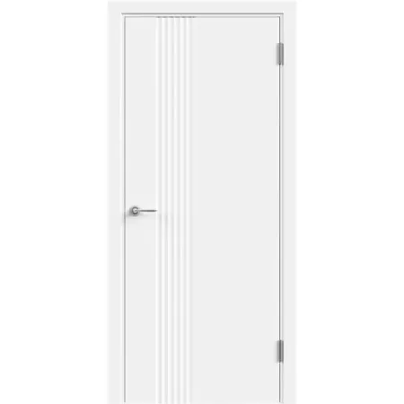 Комплект двери Сейши глухая 80x200 см эмаль цвет белый с добором 100 мм комплект наличников телескопических бостон 2150x70x25 мм пвх белый 5 шт