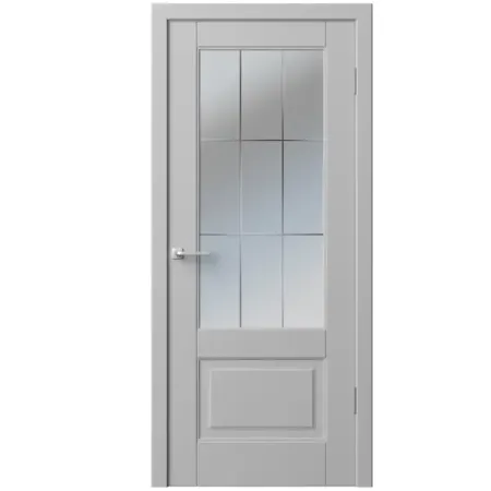 Комплект двери Прадо-12 остекленная 60x200 см эмаль цвет гейнсборо с добором 200 мм keyyou для toyota auris hilux corolla фортунер прадо verso camry yaris vitz vios ractis 2 3 4