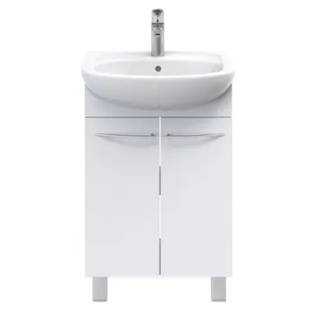 Тумба Краков 60x79 см ДСП цвет белый с раковиной Rosa Элеганс 600 мм ремовакс ср во д ухода за ушной раковиной 10 мл