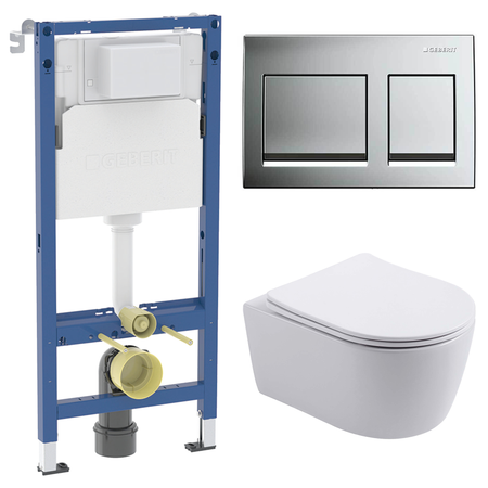 Комплект инсталляции Geberit Alpha с безободковым унитазом Aquatek Европа клавиша Geberit Alpha хром 3d магниты для холодильника европа