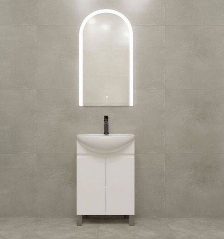 Тумба под накладную раковину Соло 50x78 раковина Универсал Рома цвет корпуса белый регулируемые зажимы для простыней 4 8 12 шт белый