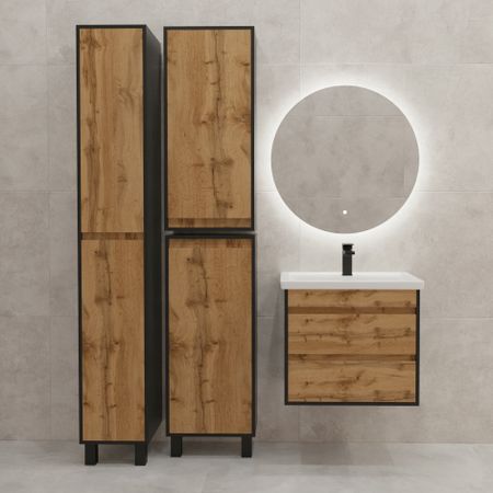 Тумба под накладную раковину Wood 56.8x49 раковина Kirovit Фостер шкаф-пенал шкаф напольный цвет корпуса разноцветный керамическая чаша для заварки ruyao sancai beige