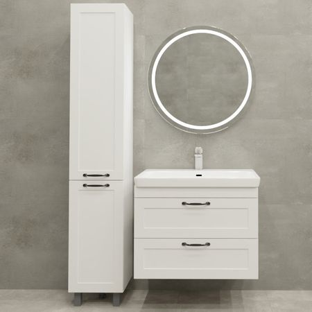 Тумба под накладную раковину Гала подвесная 75x56 раковина KONSENSA Teano шкаф-пенал цвет корпуса белый бра настенное элетех маэстро 60вт e27 белый