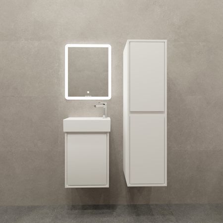 Тумба под накладную раковину KONSENSA МОККА 2.0 42.4x53.6 раковина Смарт шкаф-пенал цвет корпуса белый для ключа зажигания keyyou для аксессуаров honda accord odyssey простота acura civic s200 1998 2002 необработанное лезвие hon66