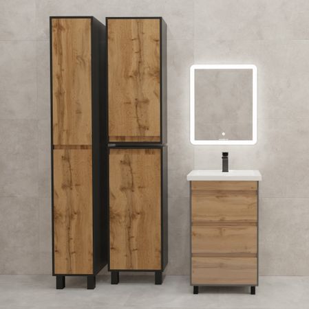 Тумба под накладную раковину Wood 46.5x78.5 раковина Kirovit Фостер шкаф-пенал шкаф напольный цвет корпуса коричневый керамическая чаша для чая rongfabox синяя и белая