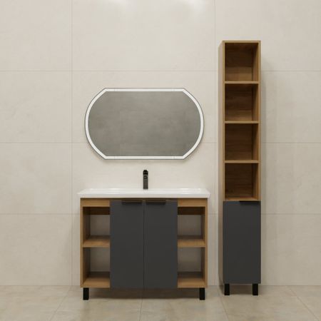 Тумба под накладную раковину KONSENSA Сохо черная 96.6x78 раковина Kirovit Фостер шкаф-пенал цвет корпуса желтый передние тормозные колодки для мотоцикла honda pcx125 nsc50 110 peugeot django 50 125 fa603