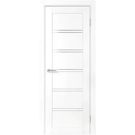 Комплект двери Легда-28 со стеклом 60x200 см полипропилен цвет белое дерево с добором 100 мм крючки вешалки на клей полипропилен 5 штук