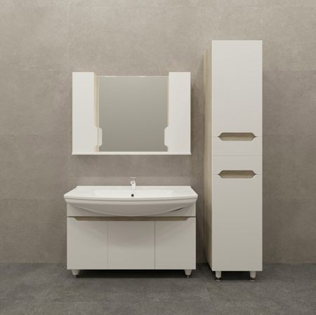 Тумба под накладную раковину Рондо 105x70 раковина Kirovit Сталь шкаф-пенал Рондо шкаф с зеркалом цвет корпуса белый 2 35 мм оптовая продажа 1 шт зеркальная круглая чаша щеток из латуни и ной проволоки хвостовик для power dremel зеркальный буфер