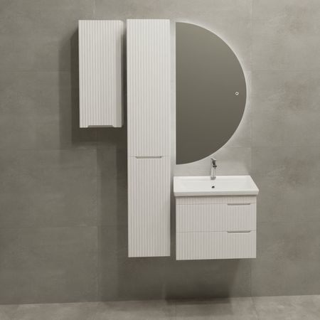 Тумба под накладную раковину Фостер 56.7x49 раковина Kirovit Фостер шкаф-пенал шкаф навесной цвет корпуса белый скрытые ручки для шкафов imango металлические