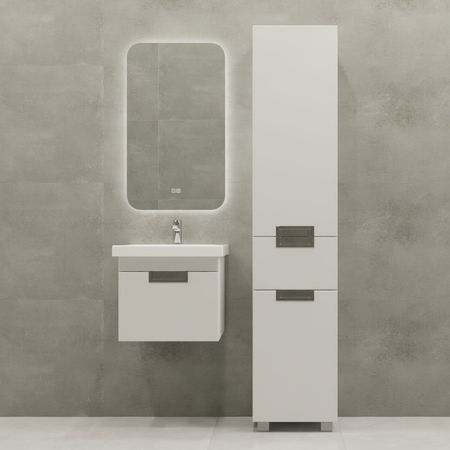 Тумба под накладную раковину Vigo Vento 47x39.3 раковина Vigo Vento шкаф напольный цвет корпуса белый вентилятор напольный dx 40 dux 40вт 3 режима белый