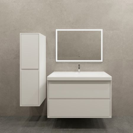 Тумба под накладную раковину KONSENSA МОККА 2.0 105.5x63.5 раковина KONSENSA Teano шкаф-пенал цвет корпуса белый керамическая чаша для рамена