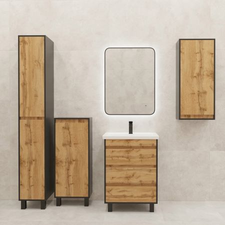 Тумба под накладную раковину Wood 56.8x78.5 раковина Kirovit Фостер шкаф-пенал шкаф напольный цвет корпуса разноцветный керамическая чаша для чая rongfabox синяя и белая