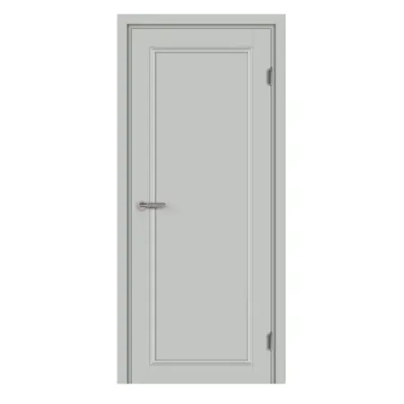 Комплект двери Лион глухая 70x200 см Hardflex цвет серый жемчуг без доборов тарталетки для салатов валдайский жемчуг 96 г