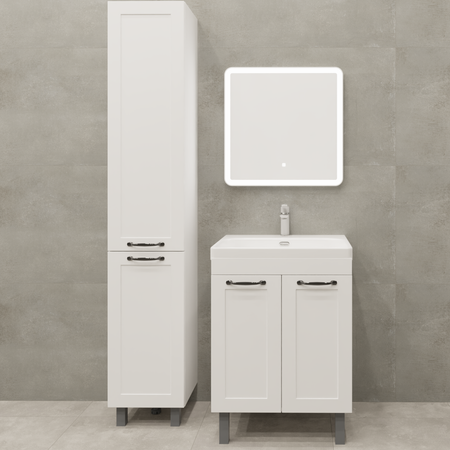 Тумба под накладную раковину Гала напольная 60x56 раковина KONSENSA Teano шкаф-пенал цвет корпуса белый бра настенное элетех маэстро 60вт e27 белый