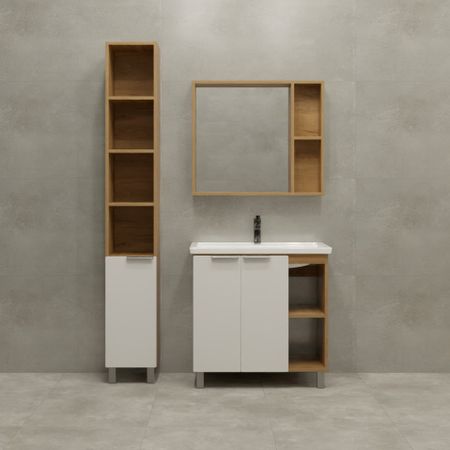 Тумба под накладную раковину KONSENSA Сохо 76.8x78 раковина Kirovit Фостер шкаф-пенал зеркало без подсветки цвет корпуса желтый передние и задние брызговики подходят для audi a4 b7 2005 2006 2007 2008 брызговики брызговики аксессуары для крыльев