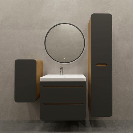 Тумба под накладную раковину Окинава 70x60 раковина SENSEA Easy шкаф навесной шкаф-пенал цвет корпуса серый магнитные защелки moonbiffy для шкафов