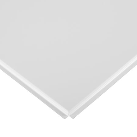 Кассета для подвесного потолка 600х600 мм Албес Tegular Стандарт алюминиевая белая матовая (36 шт.)