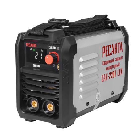 Сварочный аппарат инверторного типа Ресанта САИ-220Т LUX ММА (65/71) sunkko 709a аппарат для точечной сварки 3 2 квт