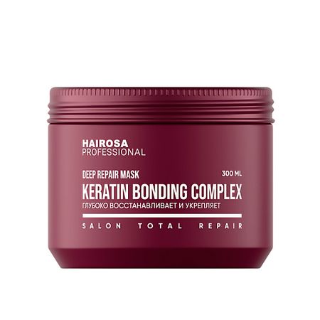 Маска для волос HAIROSA Маска восстанавливающая и укрепляющая для волос DEEP REPAIR MASK