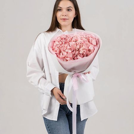 Букет живых цветов FLOWER DANCE Гортензии нежные