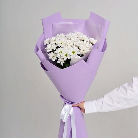 Букет живых цветов FLOWER DANCE Хризантема ромашка