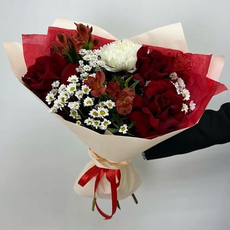 Букет живых цветов FLOWER DANCE Цветы с бесплатной