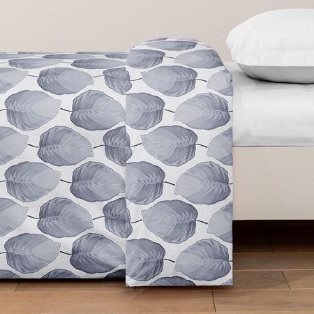 Пододеяльник Модико (синие листья) искусственные синие шелковые листья для декора