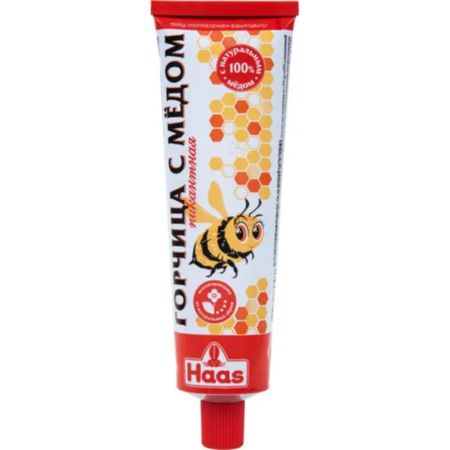 Горчица Haas с мёдом 170 г