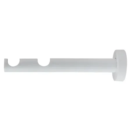 Держатель для двухрядной штанги металл цвет белый 19.5 см металлический держатель для ручек
