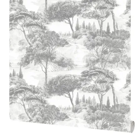 Обои флизелиновые Аспект Ру Шепот серые 1.06 м 78028-14