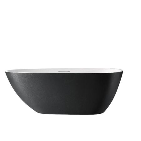 Ванна из искусственного камня Abber Dortmund 170х75 см отдельностоящая с ножками (AM9911BW) океанская яшма колонна из камня