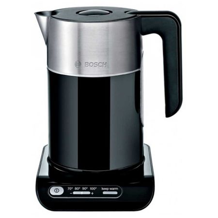 Электрический чайник Bosch TWK-8613 P Styline 1,5 л черный капельный чайник perffee из нержавеющей стали 650 мл