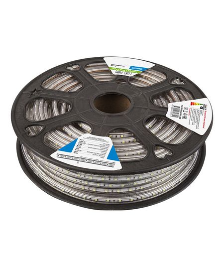 Лента светодиодная SMD 3528 синий свет 220 В 4,8 Вт/м IP67 Navigator (71772) hegehe светодиодная лента cob 220в