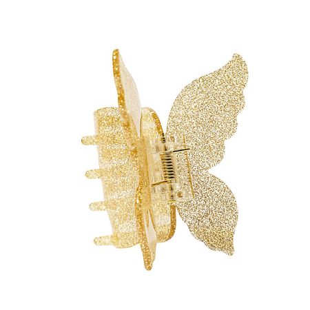 Заколка для волос ASSORO Краб для волос - Золотая бабочка