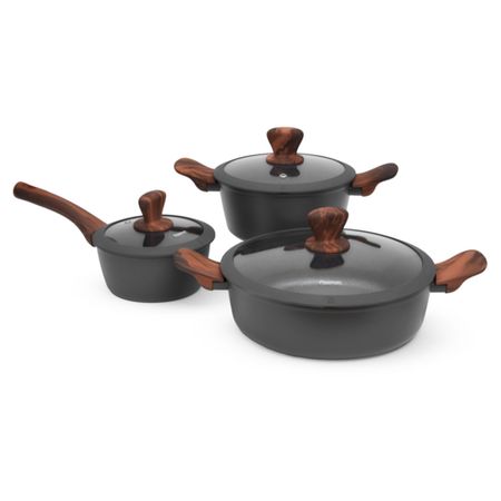 Набор посуды Fissman Capella 6 предметов, алюминий, 14967