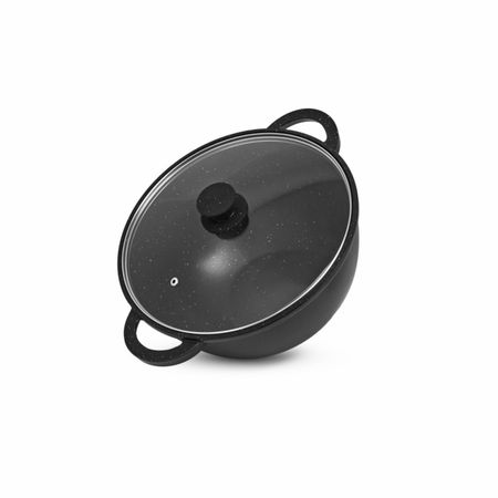 Казан Fissman Cook pro стеклянная крышка, 28x15,5 см, 6 л амортизатор капота для honda crv cr v 1995 2001 rd1 rd2 rd3 поддержка газовой стойки передняя крышка модификация амортизатор газовых пружин