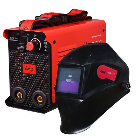 Сварочный аппарат инверторного типа Fubag IR 200 V.R.D. ММА с маской сварщика в комплекте (41328,2) sunkko 709a аппарат для точечной сварки 3 2 квт