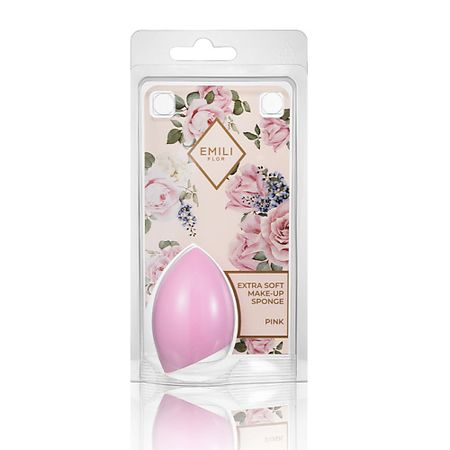 Спонж для нанесения макияжа EMILI FLOR Спонж для макияжа  PINK джин tanqueray flor de sevilla orange великобритания 0 7 л