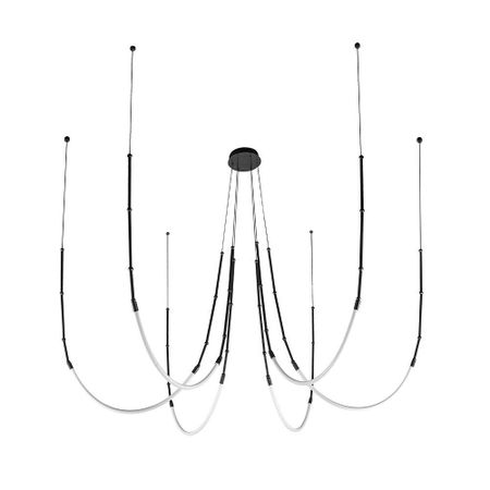 Люстра светодиодная потолочная Arte Lamp Klimt 35 Вт 3000К 10,7 кв.м (A2850SP-42BK) люстра потолочная arte lamp meleph e27 300 вт 10 кв м a4096pl 5br