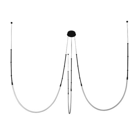 Люстра светодиодная потолочная Arte Lamp Klimt 35 Вт 3000К 10,7 кв.м (A2850SP-38BK) люстра потолочная arte lamp meleph e27 300 вт 10 кв м a4096pl 5br