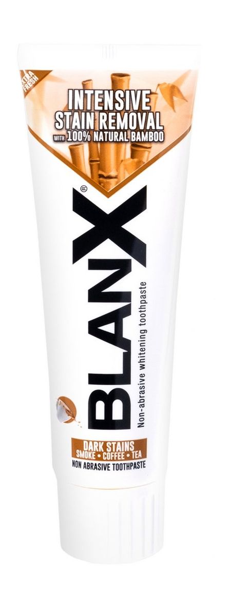 Blanx Intensive Stain Removal Bamboo Non-Abrasive Whitening Toothpaste