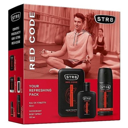 Набор парфюмерии STR8 Набор Red Code: Туалетная вода + Дезодорант