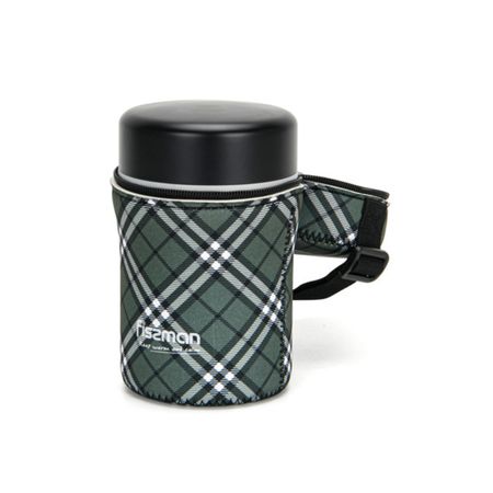Термос Fissman для еды в клетчатом чехле, нержавеющая сталь, 750 мл 300 мл нержавеющая   304 кружка для чая воды кофе автомобильная термос кружка для honda civic xr v hr v city accord odyssey spirior jazz