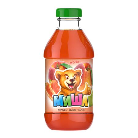 Нектар Миша  Морковь-яблоко-персик 330 мл