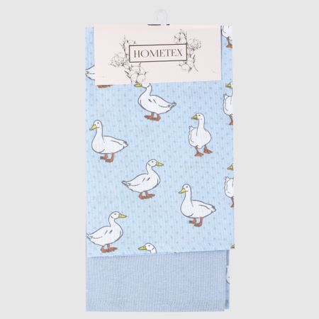 Набор кухонных полотенец Hometex гуси 2шт 45x65 см кухонных полотенец из микрофибры bear family 9 шт