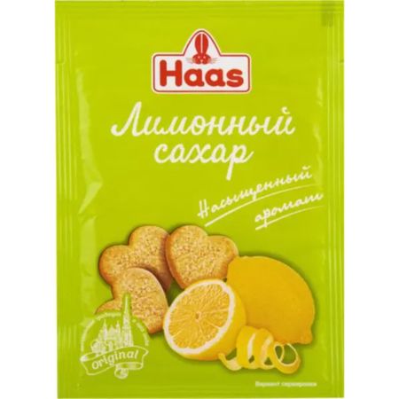 Сахар Haas лимонный 12 г
